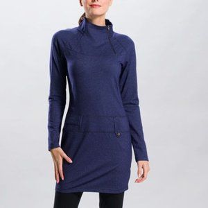 Lole Women's Evolt Dress Navy Heather, sz M NWT